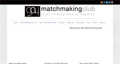 Desktop Screenshot of gaymatchmakingclub.com